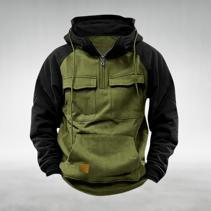 Men’s Utility Style Two Tone Hoodies | Streetwear - Mason Luxor