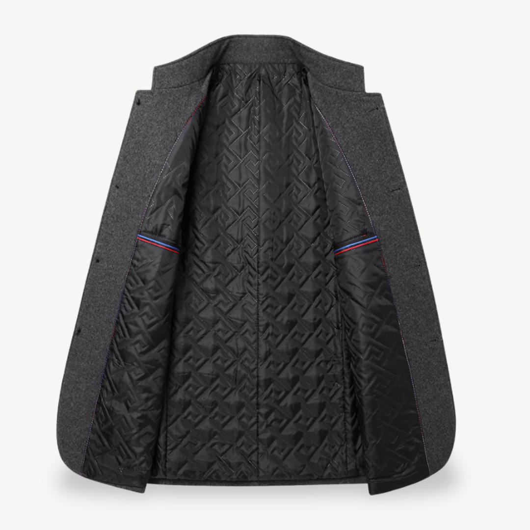 Men’s Winter Coat With Stand Collar | Classic - Mason Luxor