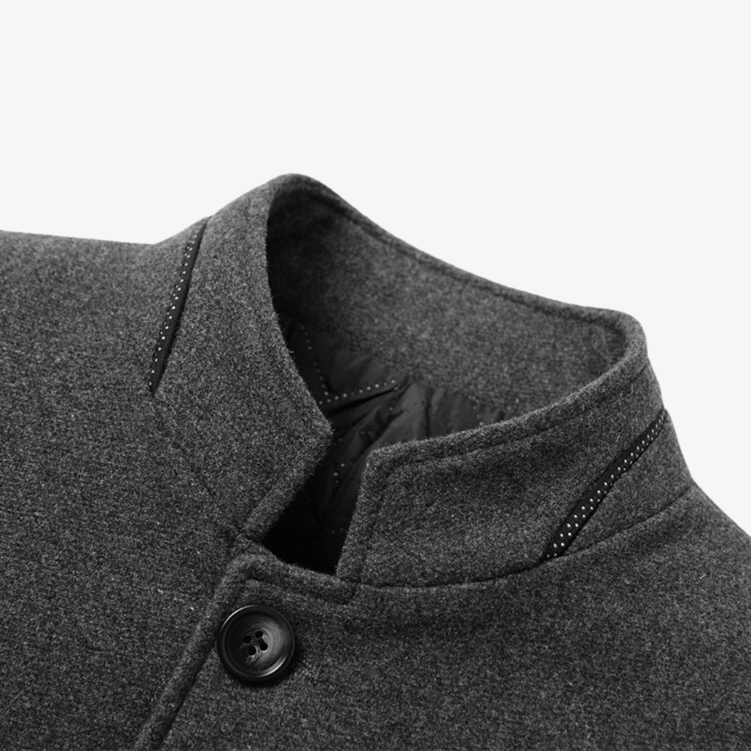 Men’s Winter Coat With Stand Collar | Classic - Mason Luxor