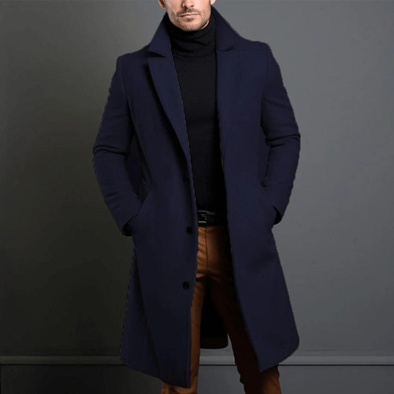 Men’s Winter Trench Coats With Lapel Collar | Classic - Mason Luxor