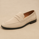 Modern Penny Loafers for Men – Suede Slip - On Dress Shoes - Mason Luxor