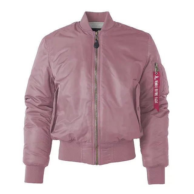 Unisex Bomber Jacket With Zip Pocket | Casual - Mason Luxor