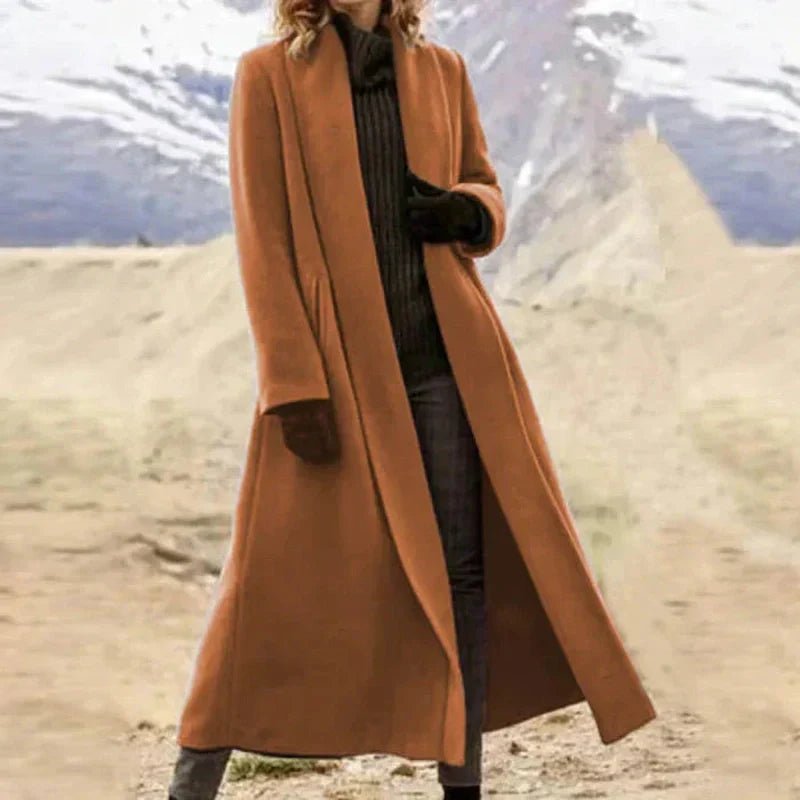 Women Longline Coats with Open Front | Winter - Mason Luxor