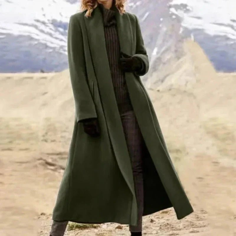 Women Longline Coats with Open Front | Winter - Mason Luxor
