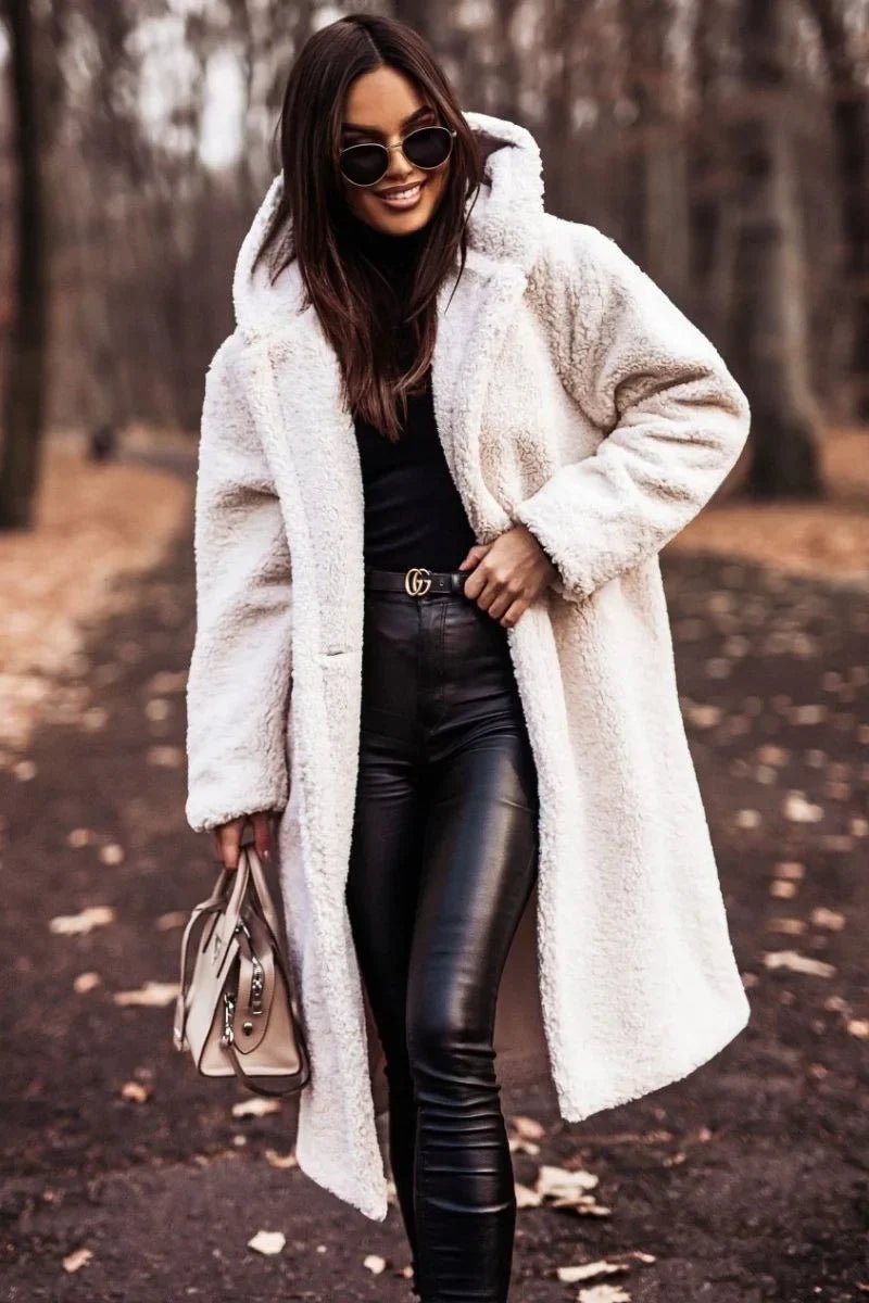 Women Winter Coats With Hooded Design | Teddy - Mason Luxor