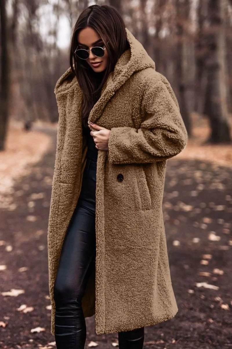 Women Winter Coats With Hooded Design | Teddy - Mason Luxor