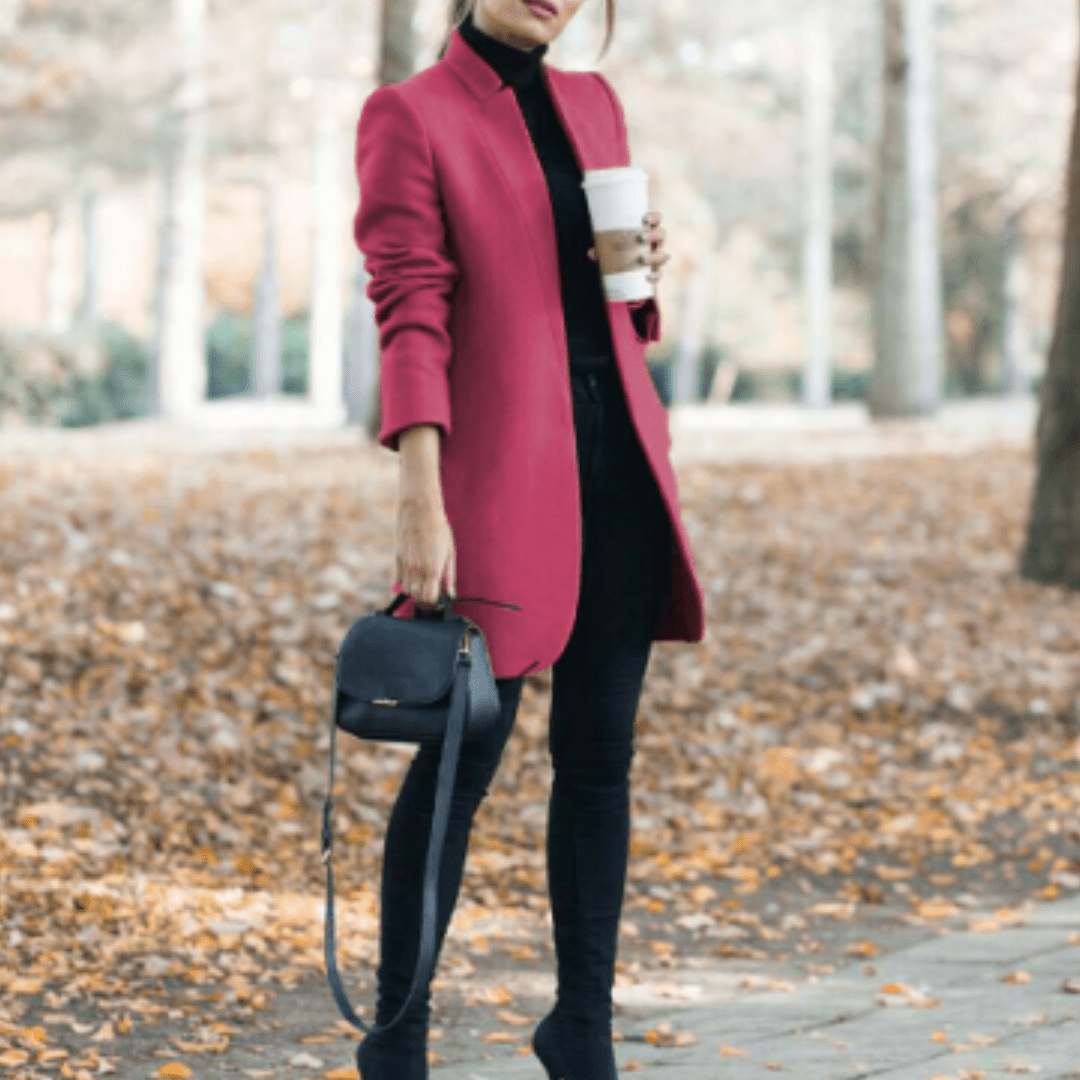 Women Winter Coats With Open Front | Short - Mason Luxor