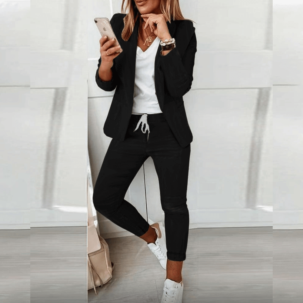 Women’s 2 - Piece Suits With Drawstring Trousers | Business - Mason Luxor
