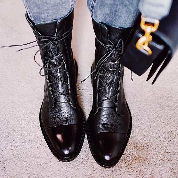 Women’s Boots With Cap Toe Design | Winter - Mason Luxor
