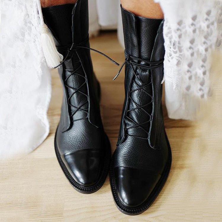 Women’s Boots With Cap Toe Design | Winter - Mason Luxor