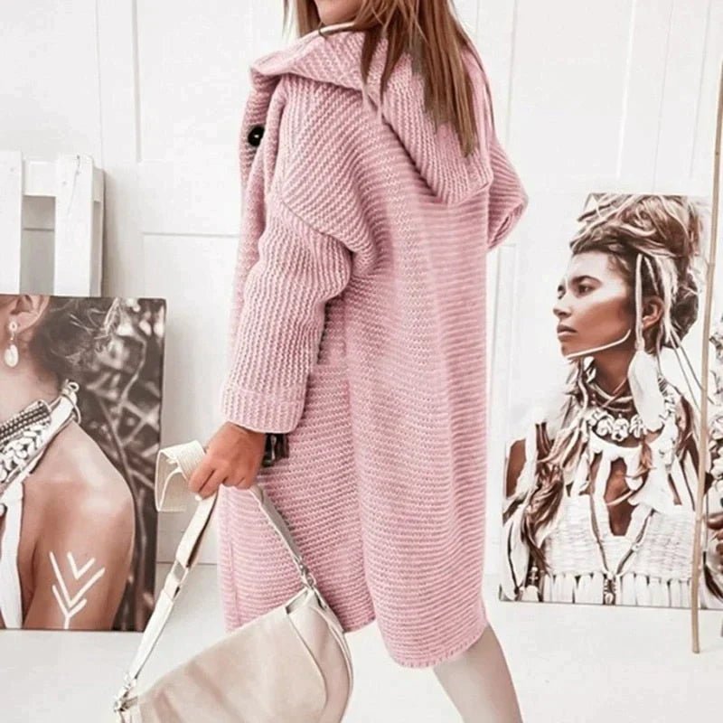 Women’s Cardigan With Hooded Design | Chunky - Mason Luxor