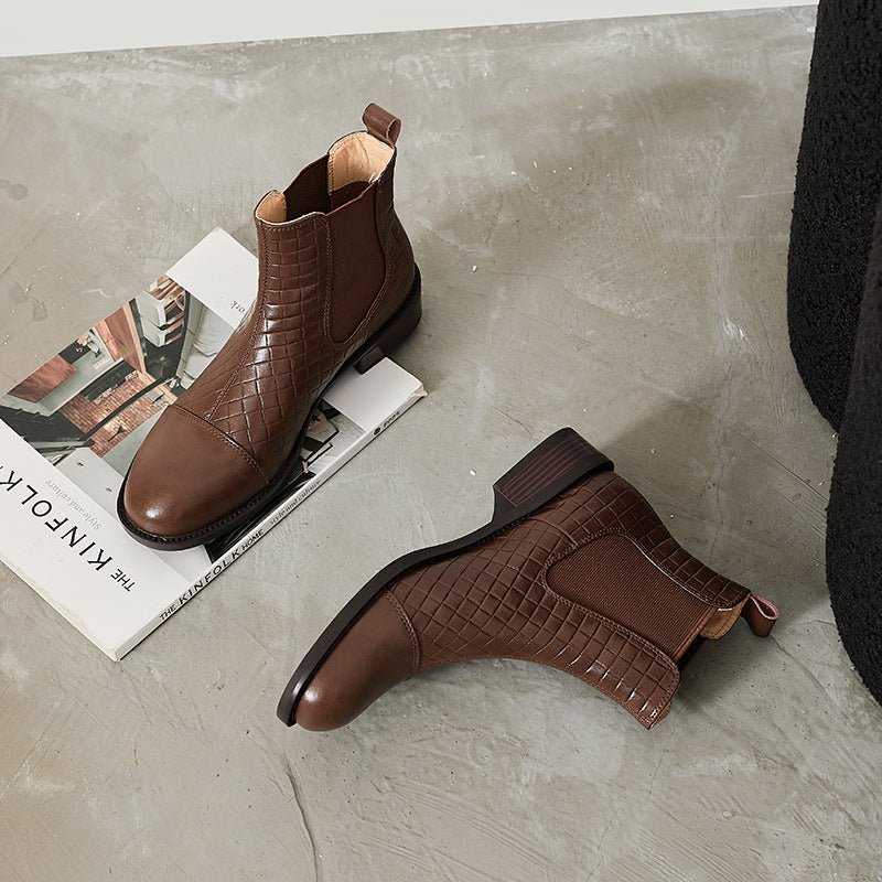 Women’s Chelsea Boots With Low Heel | Classic - Mason Luxor