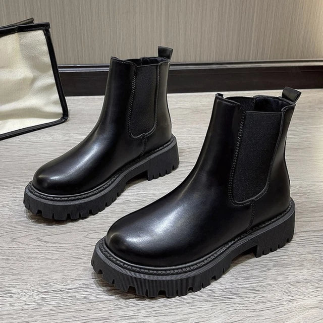 Women’s Chelsea Boots With Platform Sole | Classic - Mason Luxor