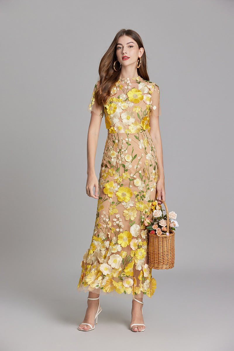 Women’s Cocktail Dresses With Floral Design | Formal - Mason Luxor