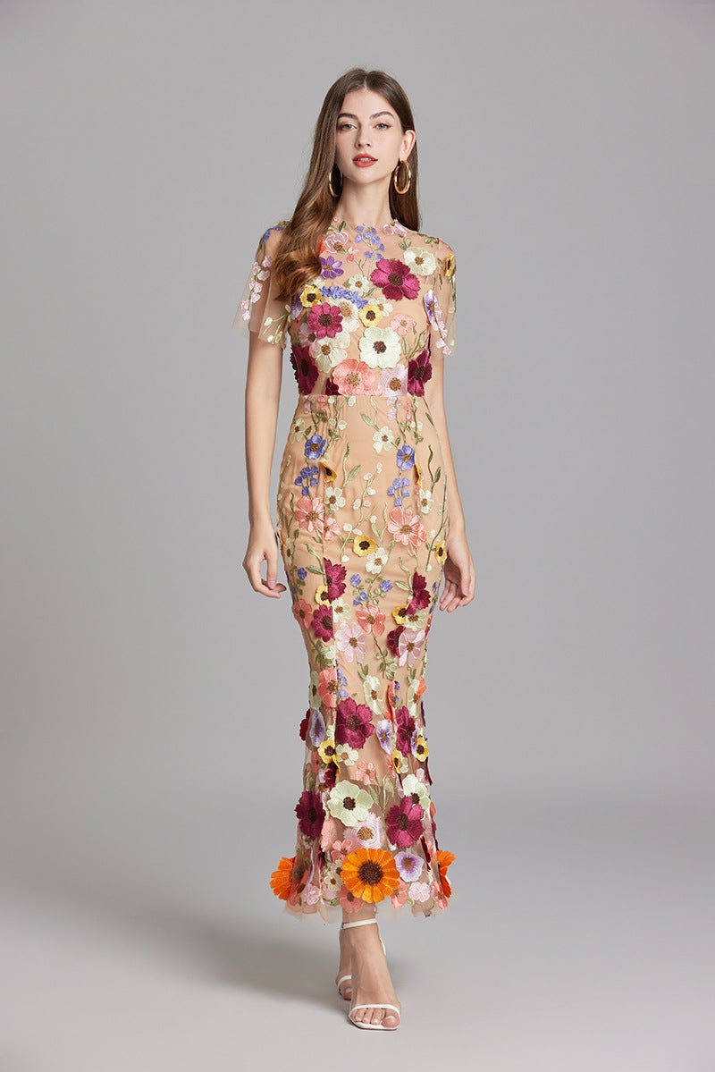 Women’s Cocktail Dresses With Floral Design | Formal - Mason Luxor