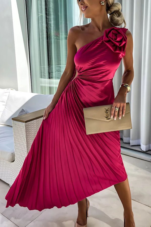 Women’s Cocktail Dresses With One Shoulder | Wedding Guest - Mason Luxor