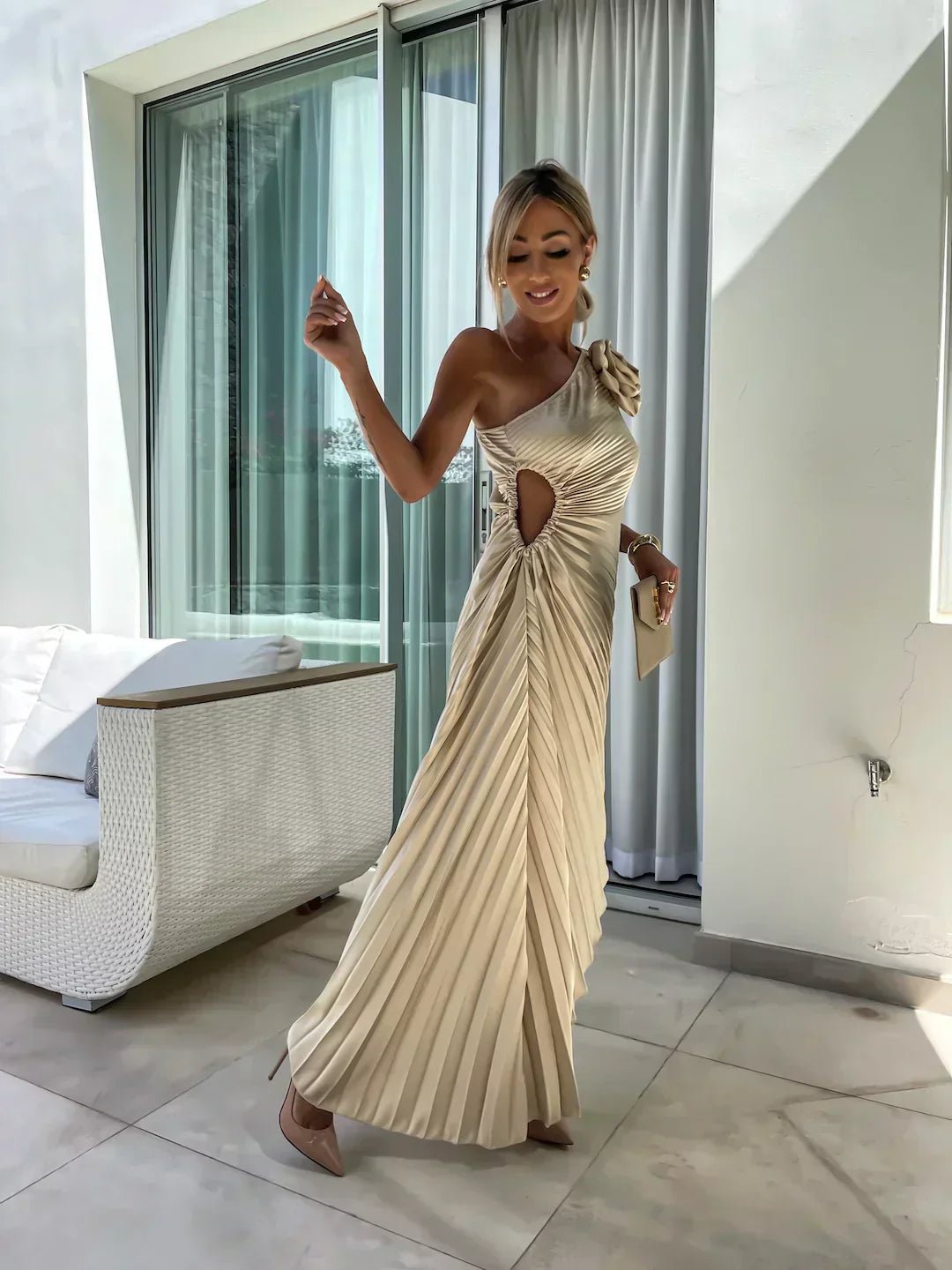 Women’s Cocktail Dresses With One Shoulder | Wedding Guest - Mason Luxor