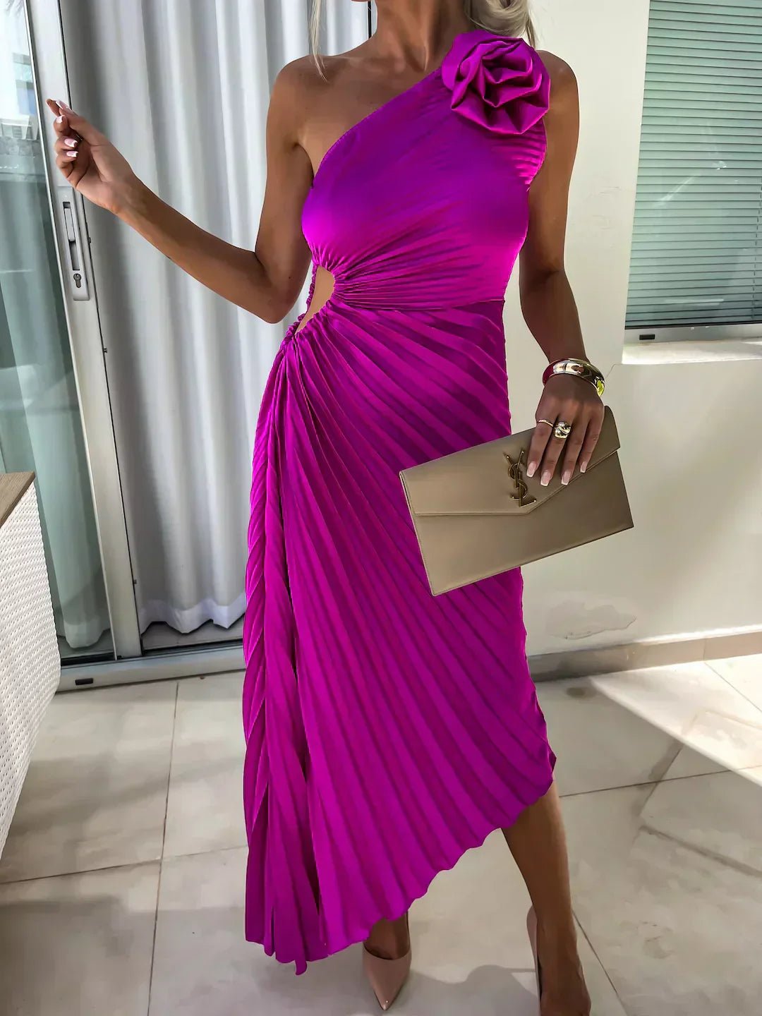 Women’s Cocktail Dresses With One Shoulder | Wedding Guest - Mason Luxor