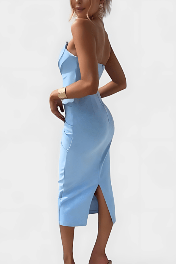 Women’s Cocktail Dresses With Ruched Waist | Party - Mason Luxor