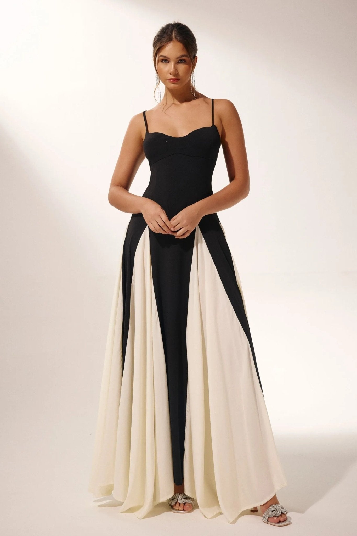 Women’s Cocktail Dresses With Two - Tone Design | Wedding Guest - Mason Luxor