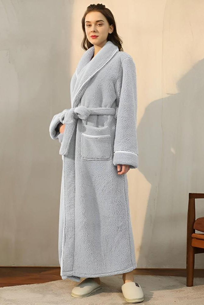 Women’s Dressing Gowns With Belt Tie | Winter - Mason Luxor