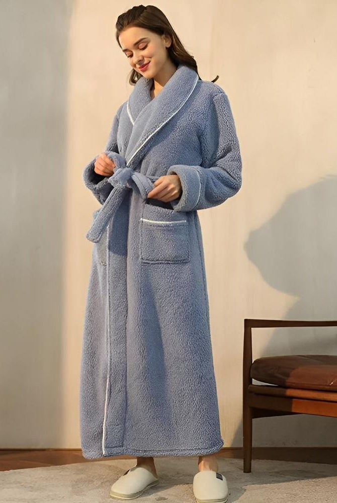Women’s Dressing Gowns With Belt Tie | Winter - Mason Luxor