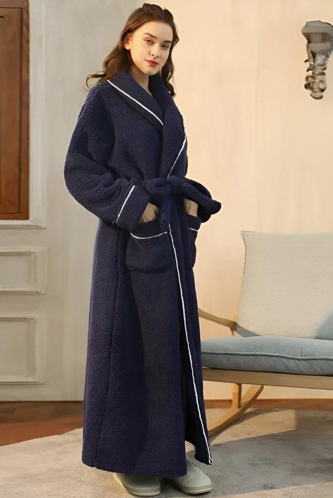 Women’s Dressing Gowns With Belt Tie | Winter - Mason Luxor