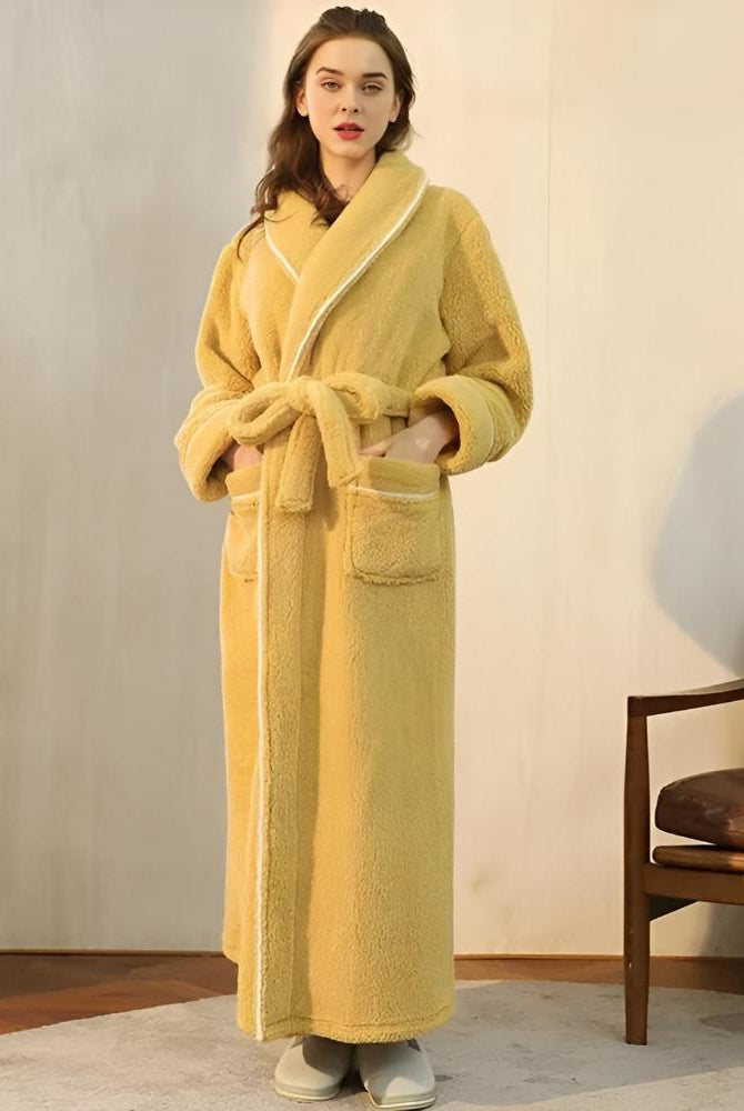 Women’s Dressing Gowns With Belt Tie | Winter - Mason Luxor