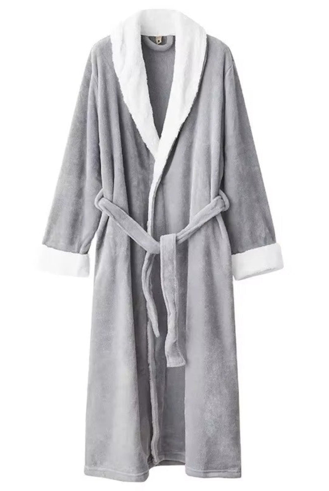 Women’s Dressing Gowns With Contrast Trim | Winter - Mason Luxor