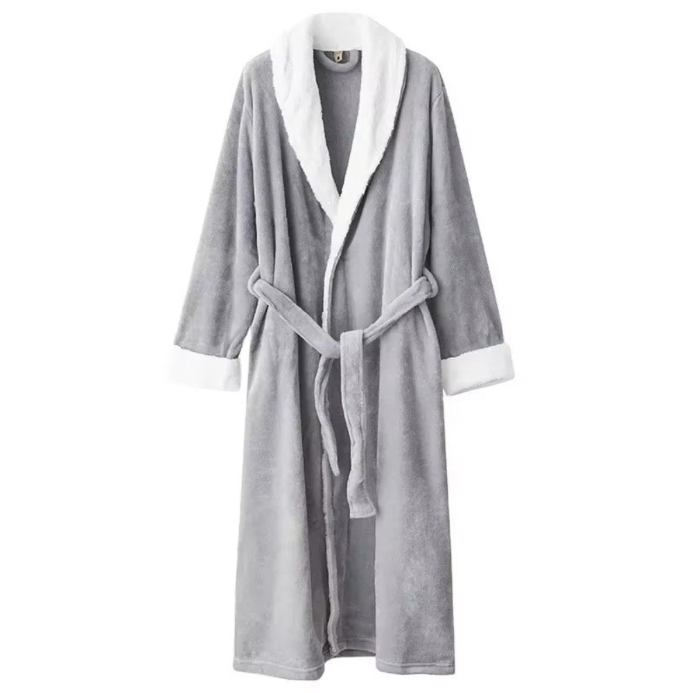 Women’s Dressing Gowns With Contrast Trim | Winter - Mason Luxor