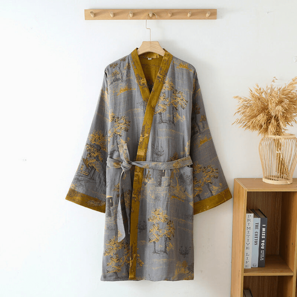 Women’s Dressing Gowns With Kimono Sleeves | Comfort - Mason Luxor