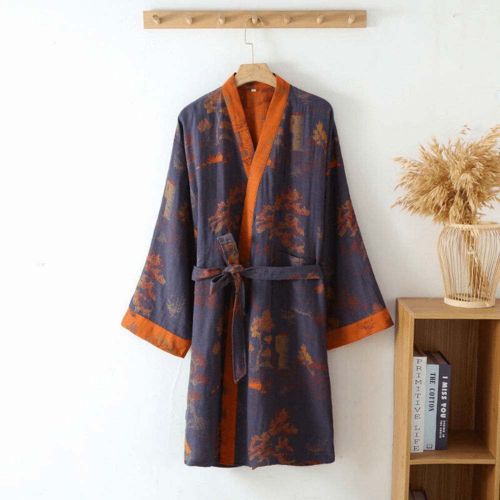 Women’s Dressing Gowns With Kimono Sleeves | Comfort - Mason Luxor