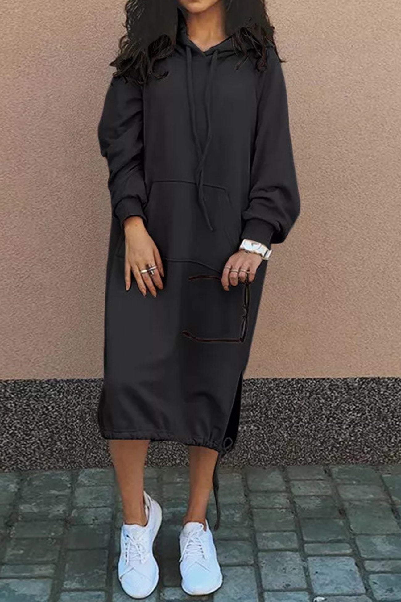 Women’s Jumper Dress With Hood | Casual - Mason Luxor