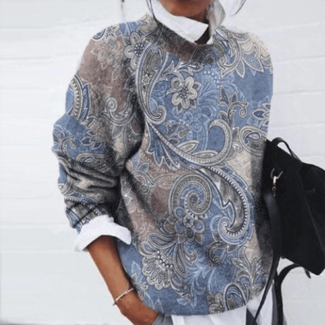 Women’s Jumpers With Paisley Print | Winter - Mason Luxor