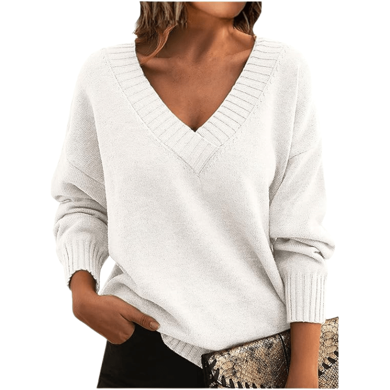 Women’s Jumpers With V Neck Design | Winter - Mason Luxor