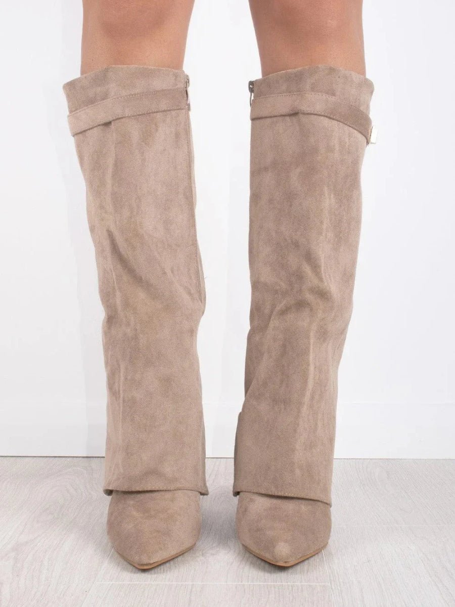 Women’s Knee High Boots With Pointed Toe | Retro - Mason Luxor