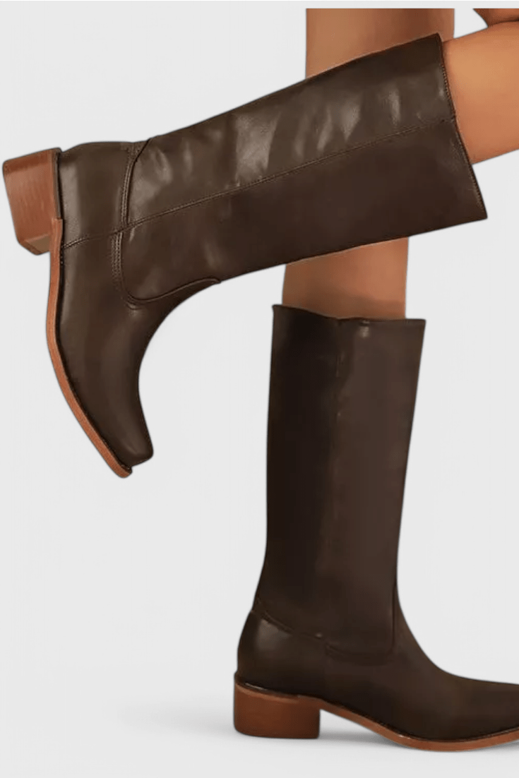 Women’s Knee High Boots With Smooth Leather | Classic - Mason Luxor