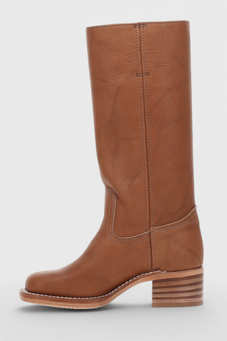 Women’s Knee High Boots With Smooth Leather | Classic - Mason Luxor