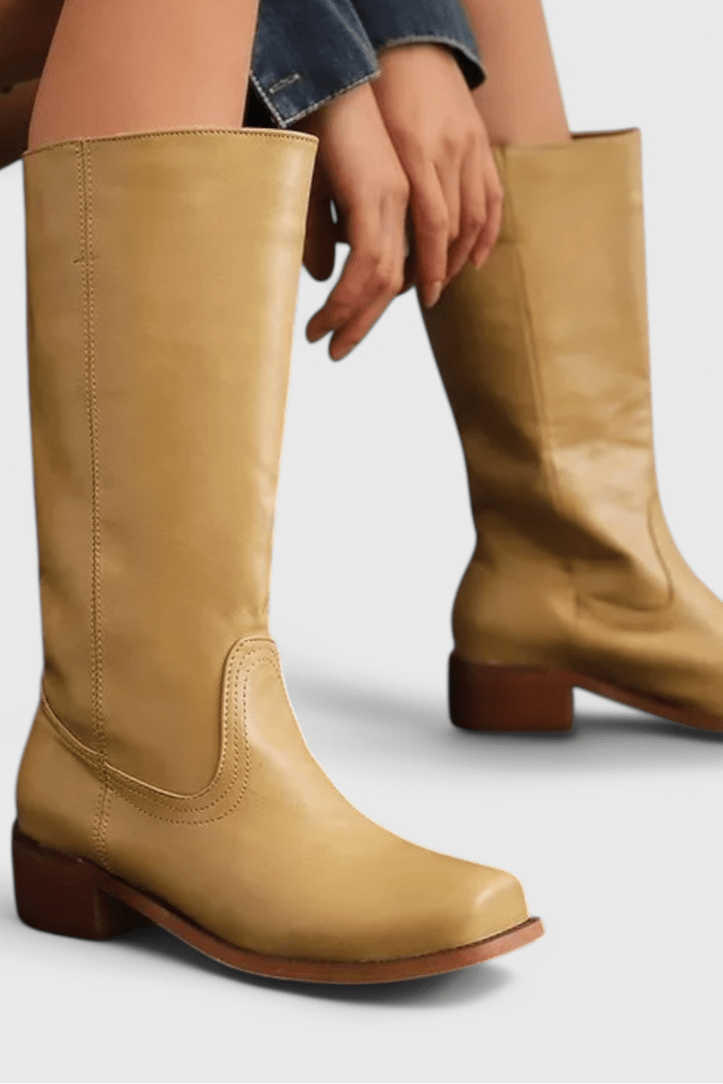 Women’s Knee High Boots With Smooth Leather | Classic - Mason Luxor