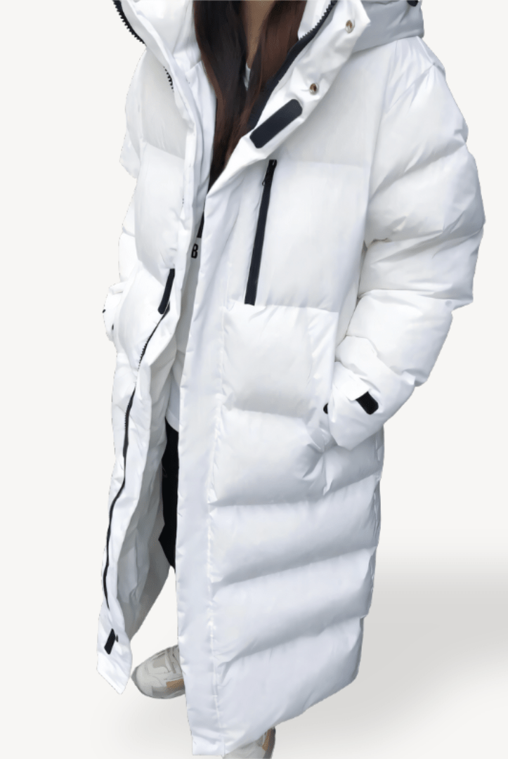 Women’s Long Puffer Coat With Hood | Winter - Mason Luxor