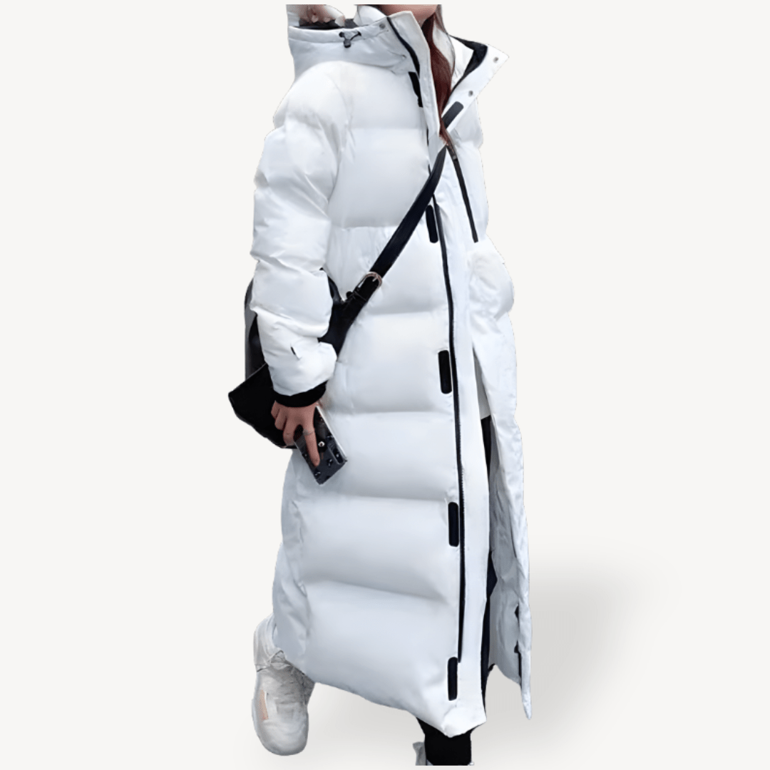 Women’s Long Puffer Coat With Hood | Winter - Mason Luxor