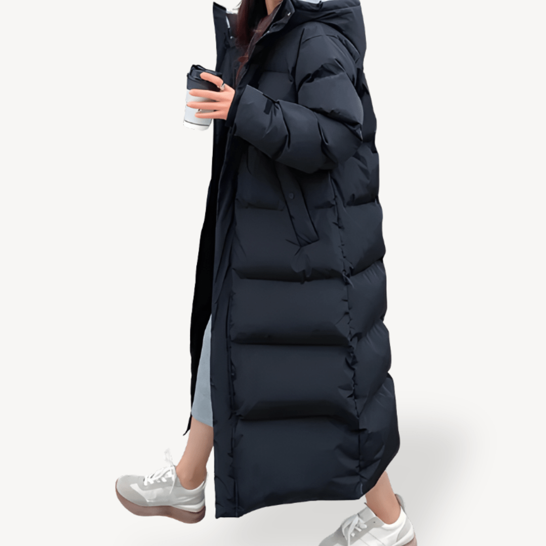 Women’s Long Puffer Coat With Hood | Winter - Mason Luxor