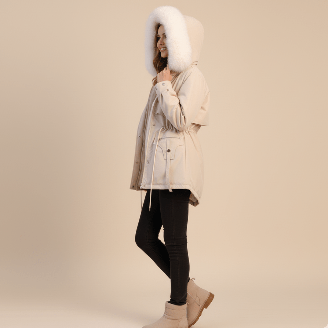 Women’s Parka Jacket with Fur Hood | Winter - Mason Luxor