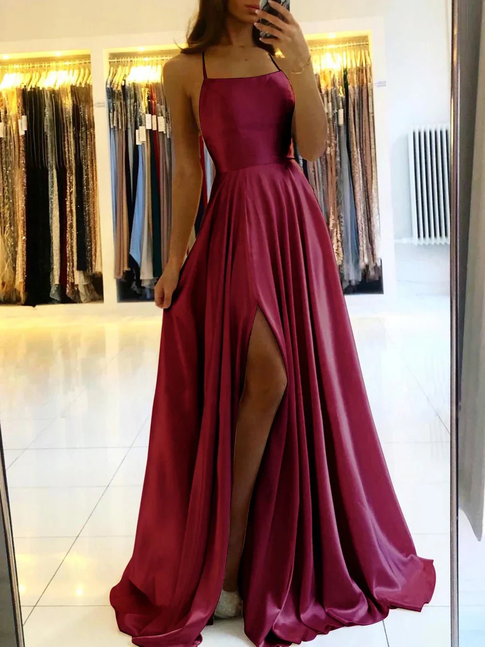 Women’s Prom Dresses With High Slit | Evening - Mason Luxor