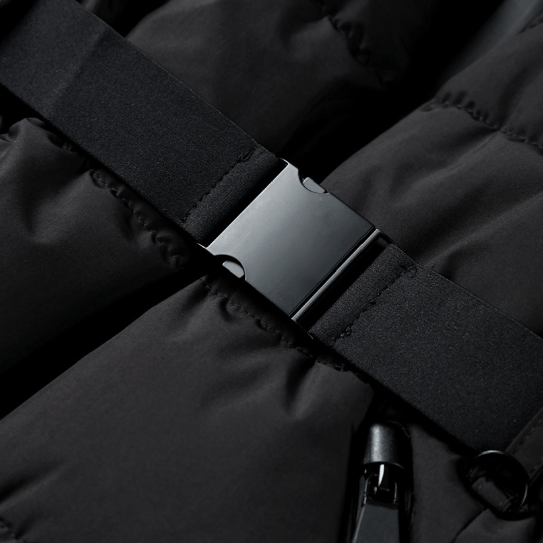 Women’s Puffer Jacket with Belt Detail | Winter - Mason Luxor