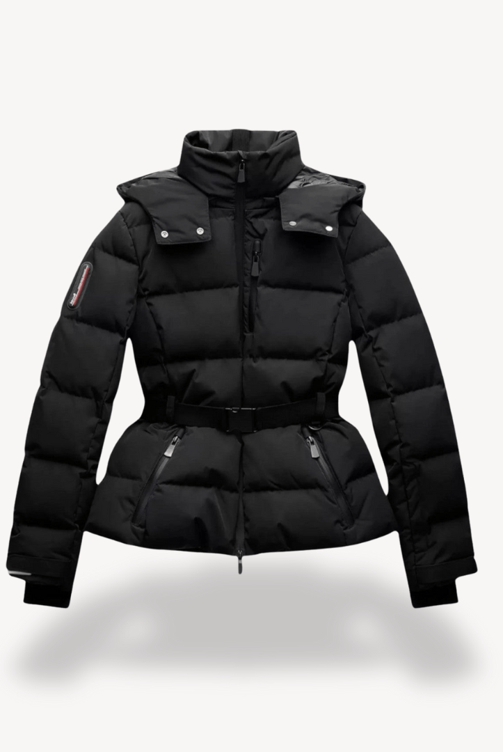Women’s Puffer Jacket with Belt Detail | Winter - Mason Luxor