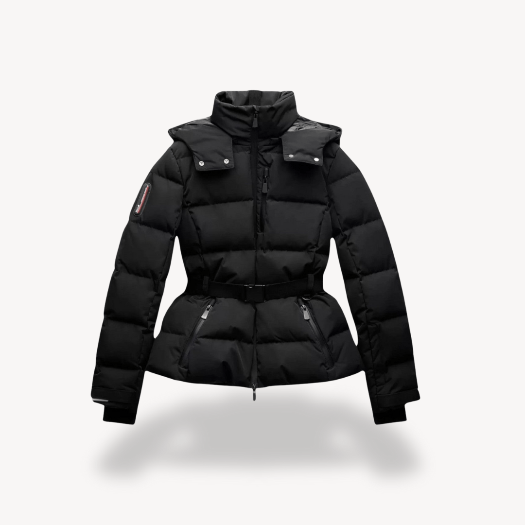 Women’s Puffer Jacket with Belt Detail | Winter - Mason Luxor