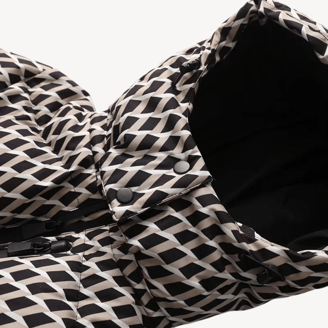 Women’s Puffer Jacket with Belt & Hood | Winter - Mason Luxor