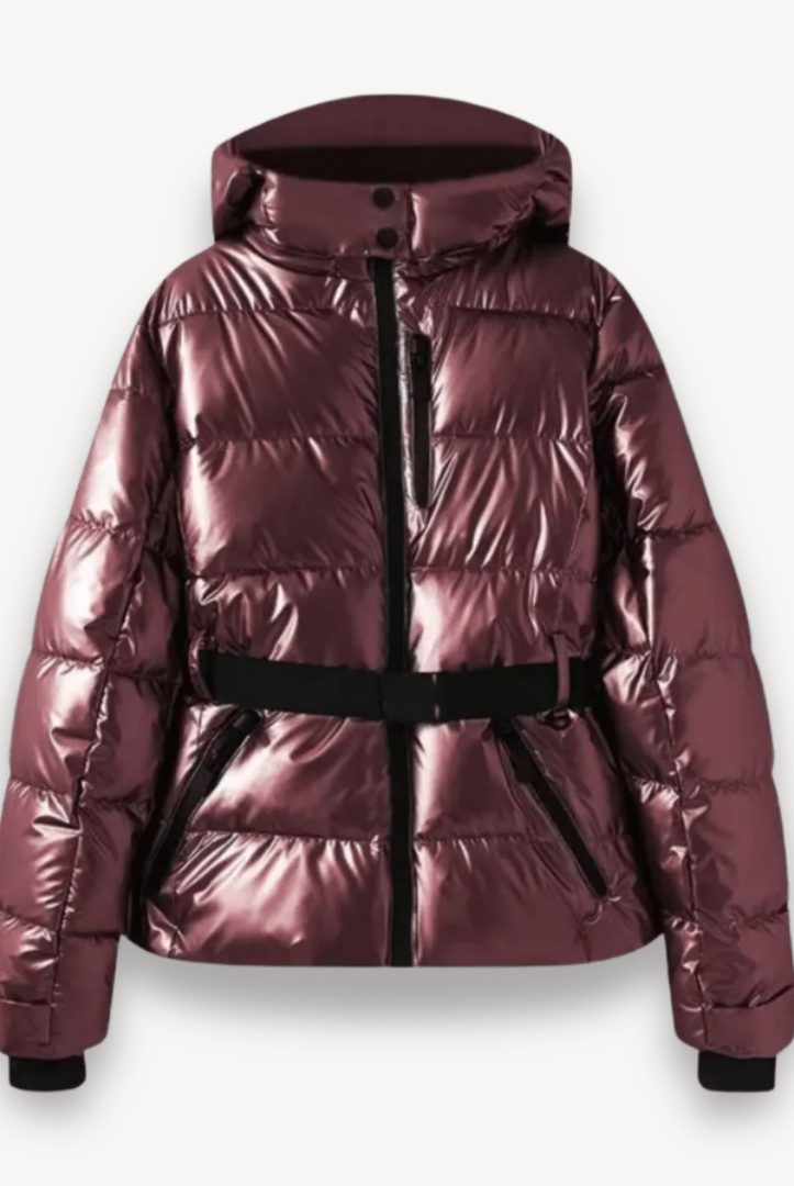 Women’s Puffer Jacket with Belt & Hood | Winter - Mason Luxor