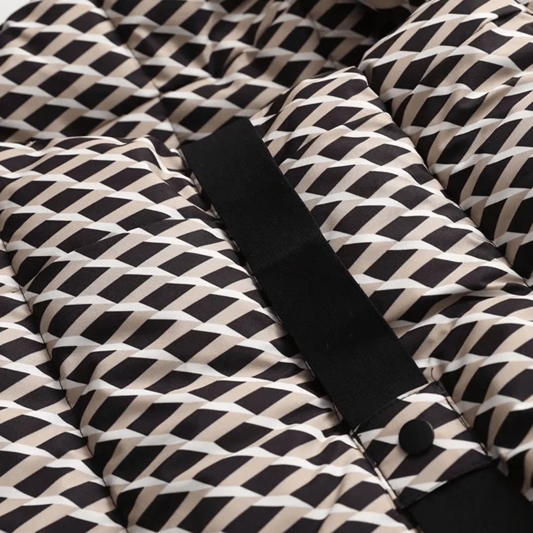 Women’s Puffer Jacket with Belt & Hood | Winter - Mason Luxor